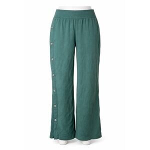 Peace Love World French Terry Snap Side Pants Green XL
